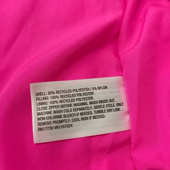 Wondershop, Puffer Vest Women’s Insulated,Full Zip,Pockets ,Pink,Size XXL - Picture 12 of 12